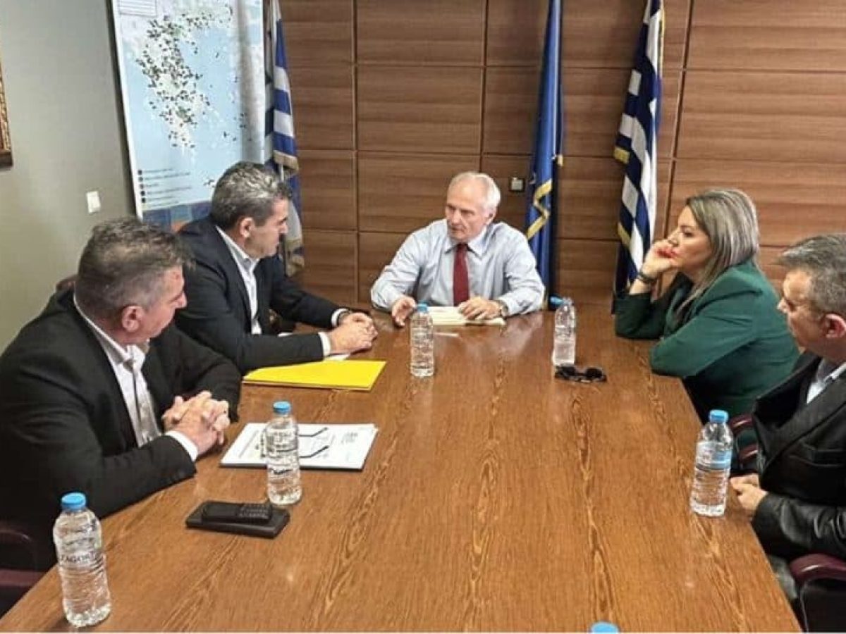 Σαββόπουλος, Χαρούμενος και Αντωνίου στο ΥΠΑΑΤ – Ζήτησαν προκαταβολές και επίσπευση αποζημιώσεων για τους μηλοπαραγωγούς