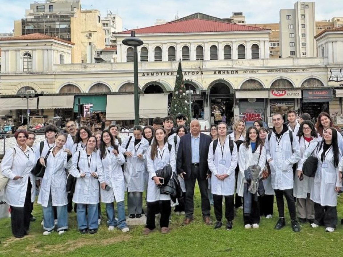 Επίσκεψη του Τμήματος Δημόσιας και Κοινοτικής Υγείας στη Βαρβάκειο Αγορά