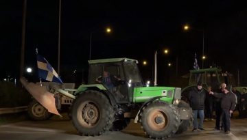 Μπλόκα αγροτών: Έκλεισε η Υψηλή Γέφυρα Χαλκίδας – Κλιμακώνονται οι κινητοποιήσεις