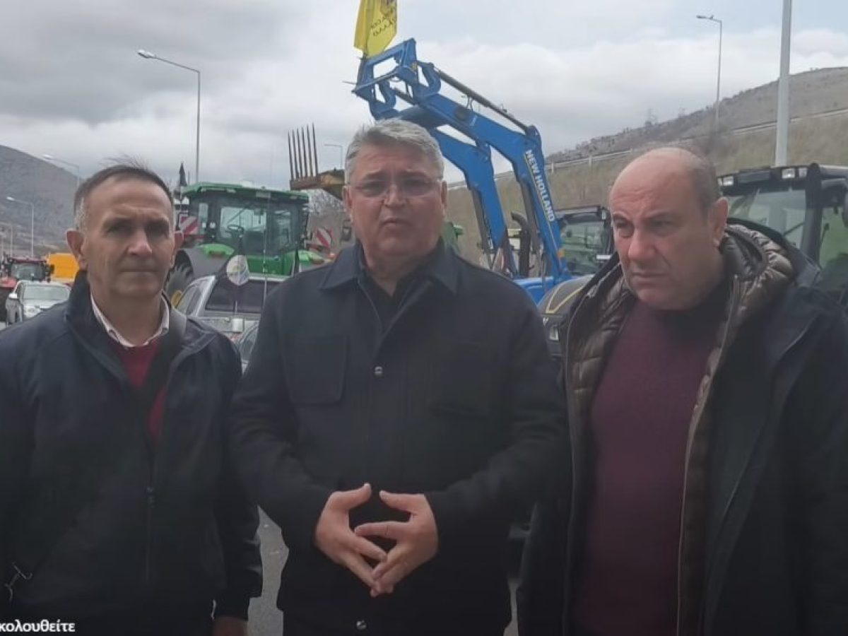 Δημήτρης Νατσιός (ΝΙΚΗ) από το μπλόκο Σιάτιστας: “Εθνικός αγώνας, ο αγώνας των αγροτών” – VIDEO