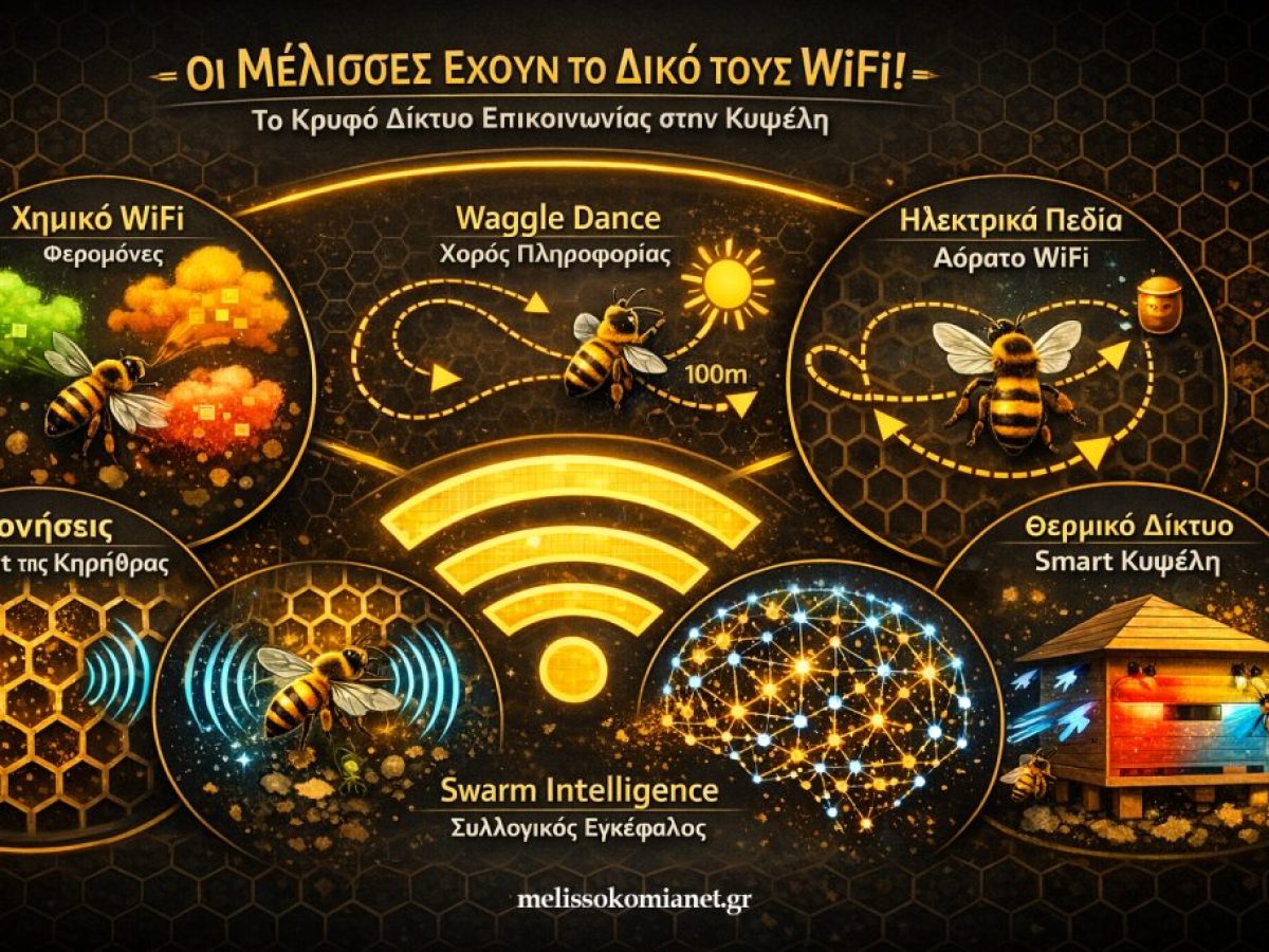 Οι Μέλισσες Έχουν Δικό τους WiFi! Το Κρυφό Δίκτυο Επικοινωνίας στην Κυψέλη