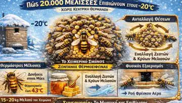 &Pi;ώ&sigmaf; 20.000 &Mu;έ&lambda;&iota;&sigma;&sigma;&epsilon;&sigmaf; &epsilon;&pi;&iota;&beta;&iota;ώ&nu;&omicron;&upsilon;&nu; &sigma;&tau;&omicron;&upsilon;&sigmaf; -20&deg;C &chi;&omega;&rho;ί&sigmaf; &kappa;&epsilon;&nu;&tau;&rho;&iota;&kappa;ή &theta;έ&rho;&mu;&alpha;&nu;&sigma;&eta;