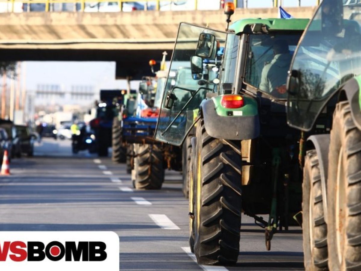 Θεσσαλονίκη: Απομακρύνθηκαν τα τρακτέρ από το μπλόκο στα Πράσινα Φανάρια – Βίντεο