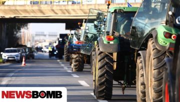 Θεσσαλονίκη: Απομακρύνθηκαν τα τρακτέρ από το μπλόκο στα Πράσινα Φανάρια – Βίντεο