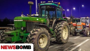 Αγρότες: Αιφνιδιαστική κινητοποίηση στο κέντρο των Τρικάλων – Βίντεο