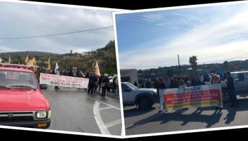 Αποκλεισμοί δρόμων και νέες δράσεις από τους Ηρακλειώτες και Χανιώτες αγρότες