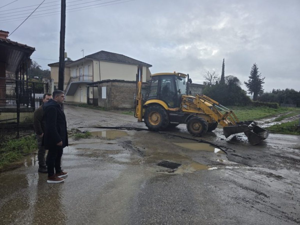 Ηλεία: Zημιές σε δρόμους και καλλιέργειες σε κοινότητες της Ολυμπίας