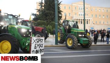 Με τρακτέρ στο Σύνταγμα οι αγρότες την Παρασκευή 13 Φεβρουαρίου