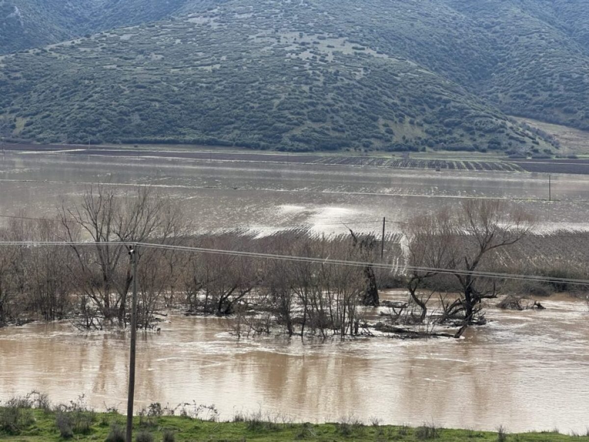 Πλημμύρισαν αγροτικές εκτάσεις
