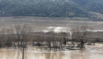 Πλημμύρισαν αγροτικές εκτάσεις