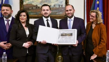 Συνάντηση Βασιλειάδη με τον υπουργό Αγροτικής Ανάπτυξης της Αλβανίας