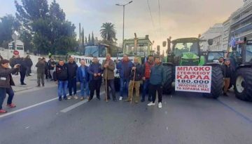 Ξεκινάει το συλλαλητήριο των αγροτών με δεκάδες τρακτέρ μπροστά από τη Βουλή