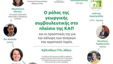 Ημερίδα CAP4YOU (AGRENAOS) – ΔΠΜΣ ΓΠΑ Επιχειρηματικότητα και Συμβουλευτική στην Αγροτική Ανάπτυξη